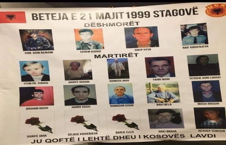 21 vite nga masakra e Stagovës së Kaçanikut