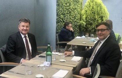 Palmer dhe Lajçak vizitojnë sot Kosovën për rifillimin bisedimeve