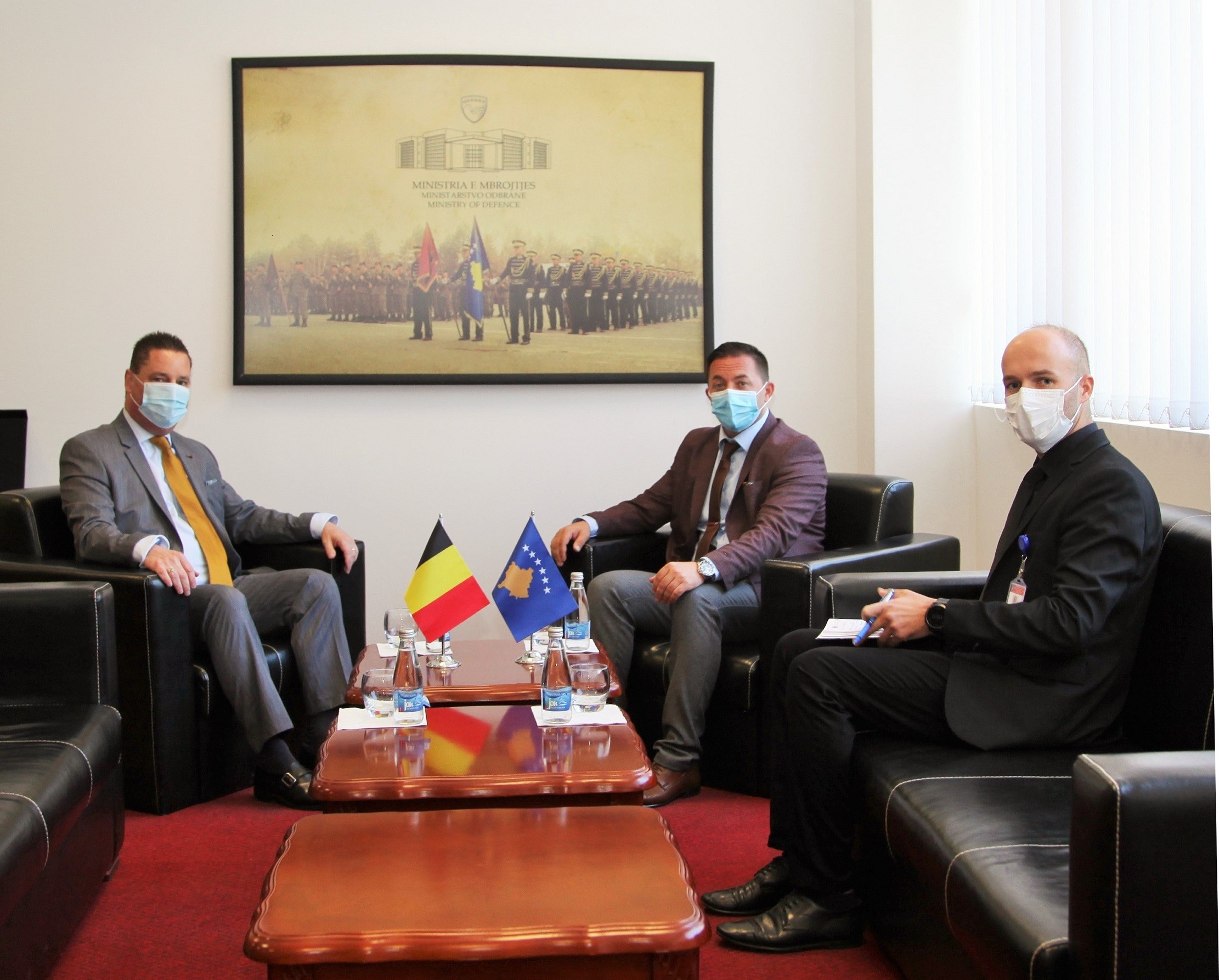 Ministri Mehaj priti Shefin e Zyrës Belge në Kosovë, Jean-Louis Servais