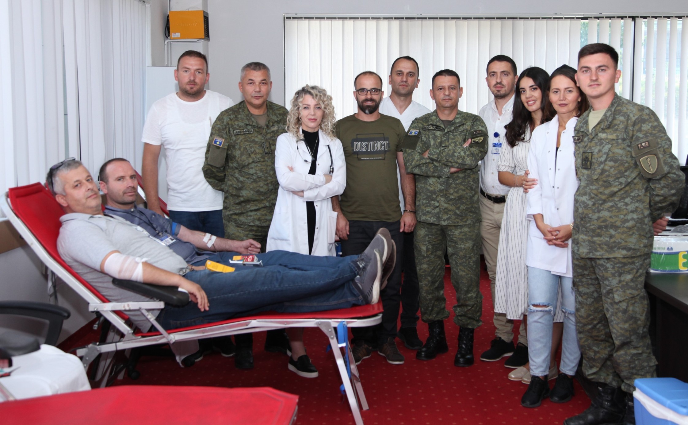 Në Ministri të Mbrojtjes dhe FSK filloi dhurimi vullnetar i gjakut