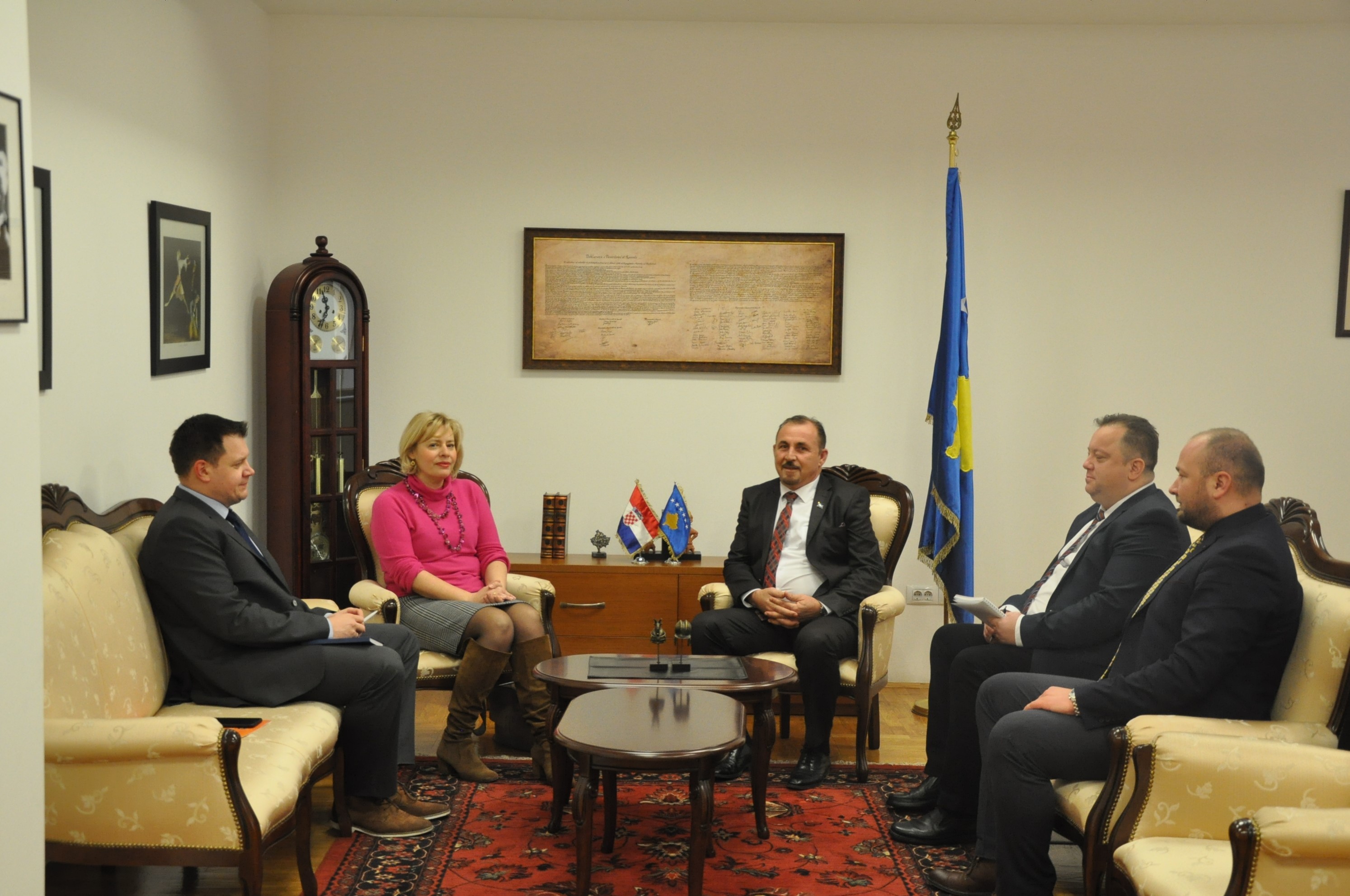 Kroacia do të vazhdojë përkrahjen për institucionet e sigurisë në Kosovë