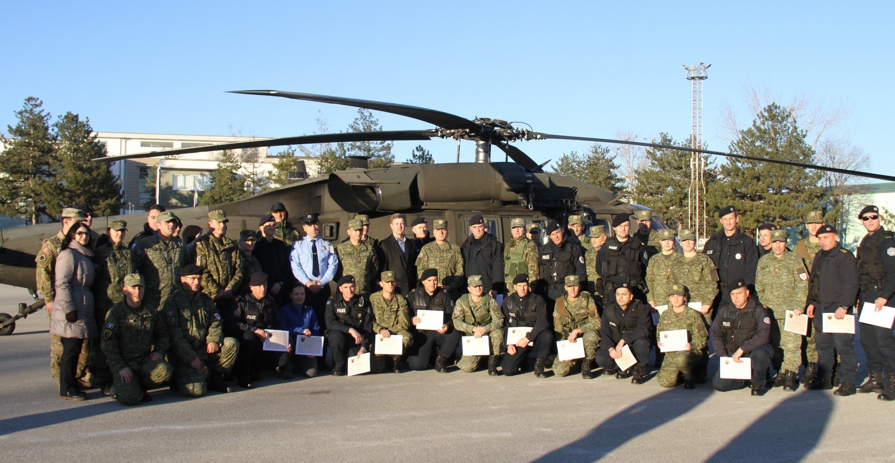 Certifikohen pjesëtarë të Forcë së Sigurisë së Kosovës dhe Policisë së Kosovës