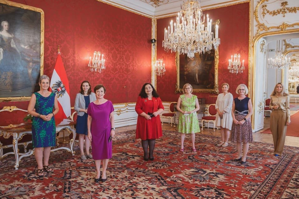 Presidentja Osmani zhvilloi takime të shumta në ditën e parë të vizitës në Austri