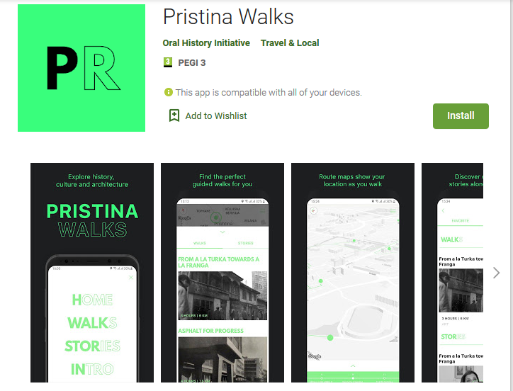 Lansohet aplikacioni 'Prishtina ecë nëpër histori'