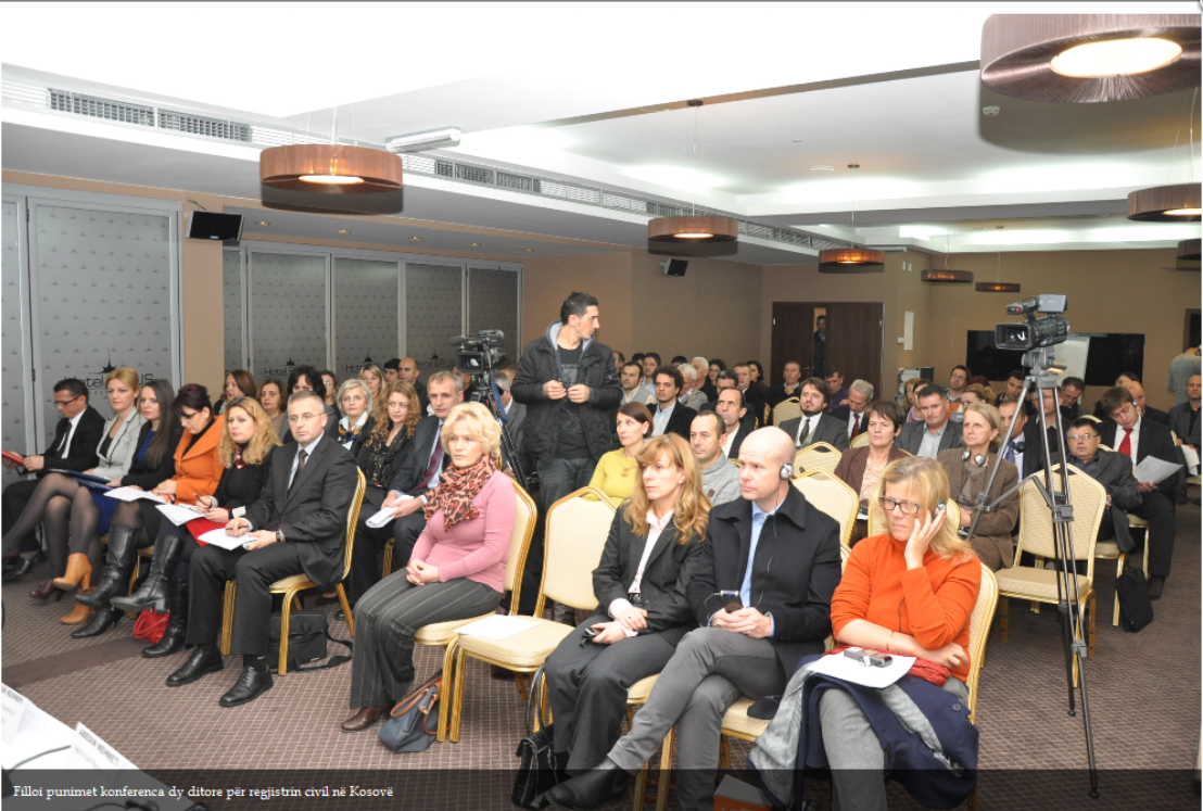 Nis punimet konferenca dy ditore për regjistrin civil në Kosovë