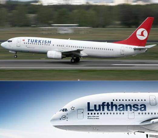 Linjat Ajrore Turke dhe Lufthansa bashkohen