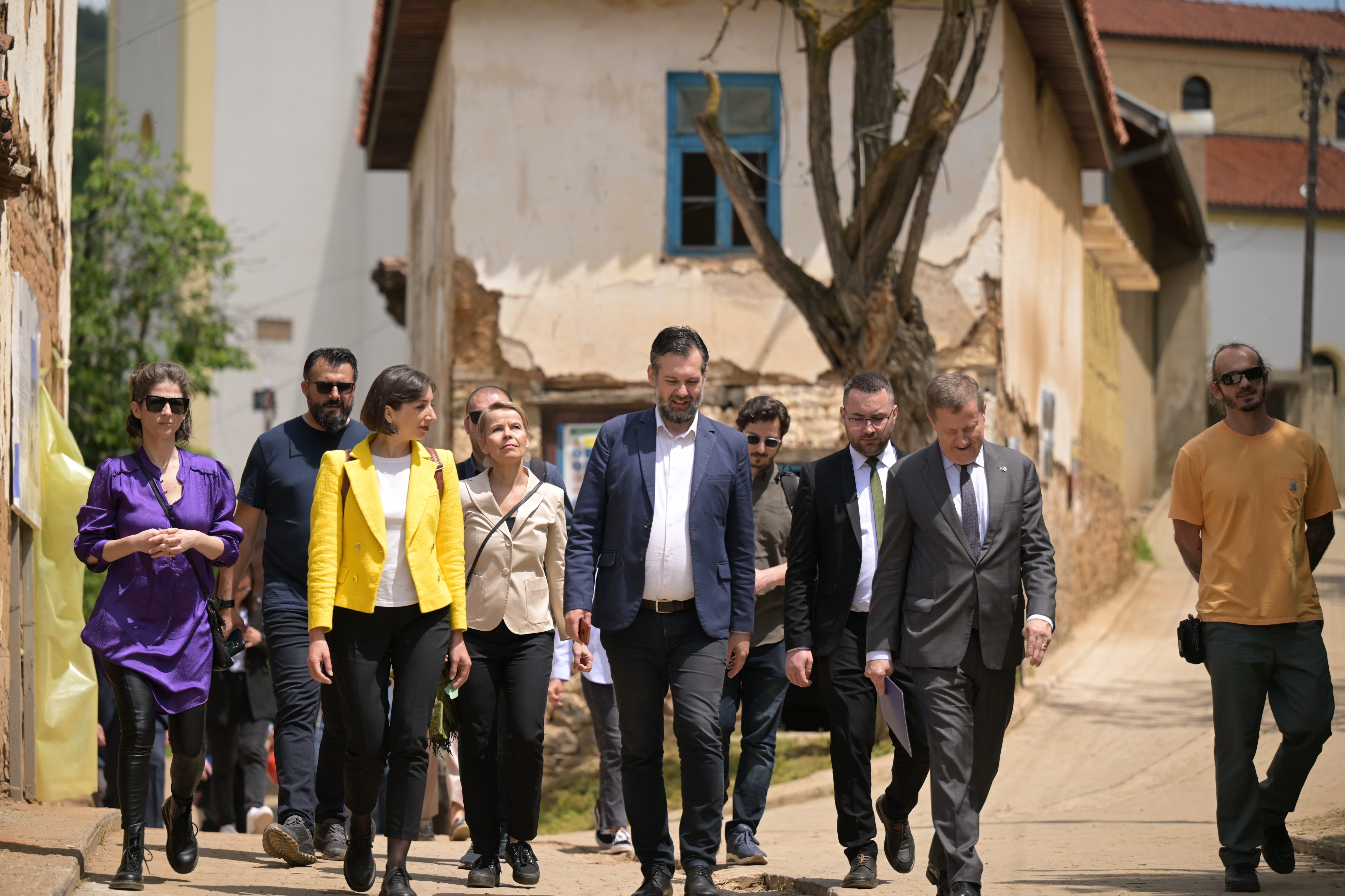BE, MKRS dhe UNDP vizitojnë fshatin historik të Janjevës 