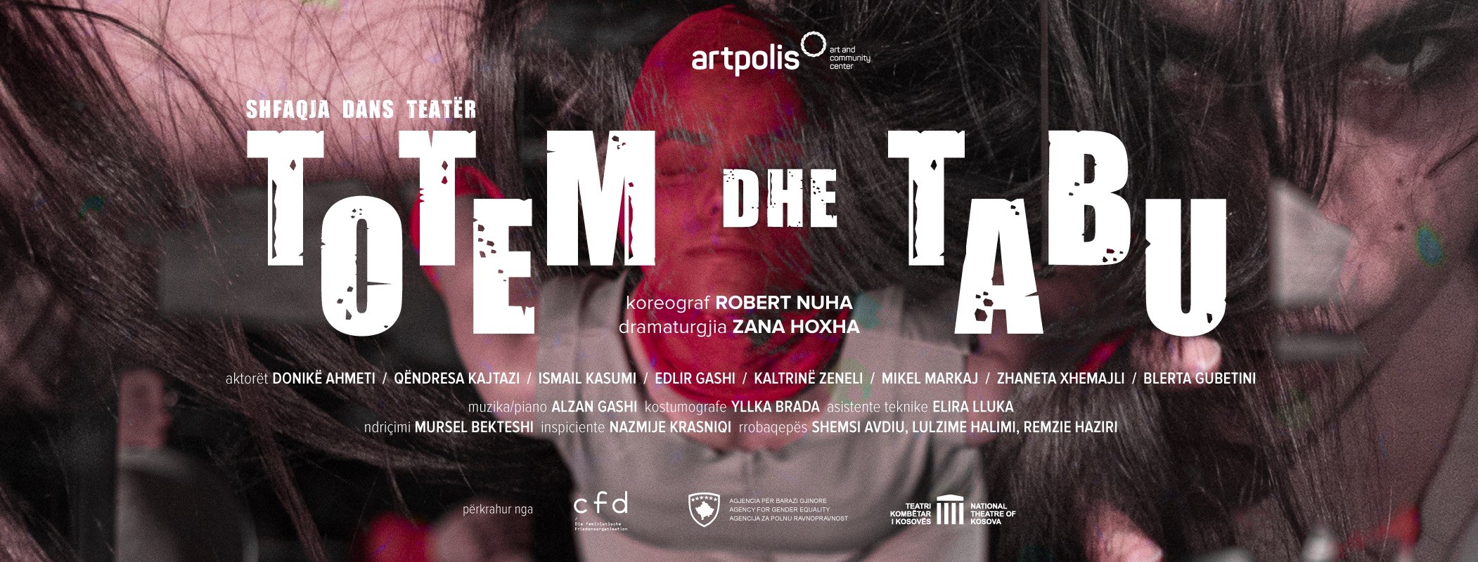 Artpolis prezanton sot premierën e shfaqjes dans teatër “Totem dhe Tabu”