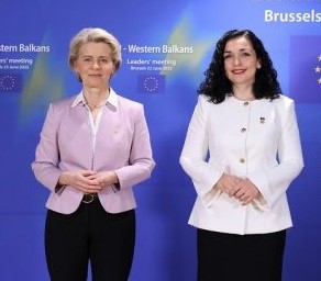 Presidentja e Komisionit Evropian, Ursula von der Leyen viziton Kosovën