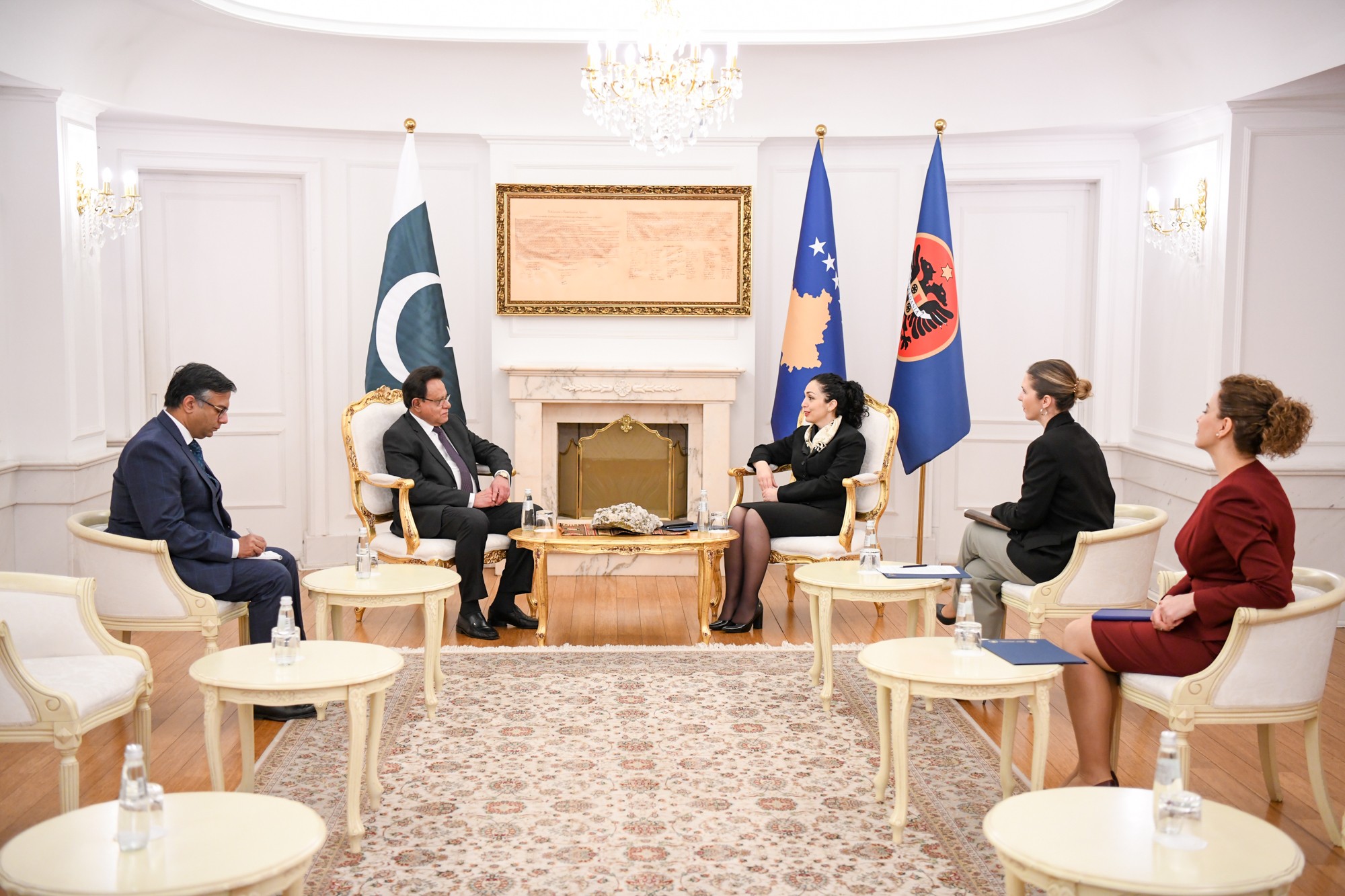 Presidentja Osmani pranoi letrat kredenciale nga ambasadori i Pakistanit