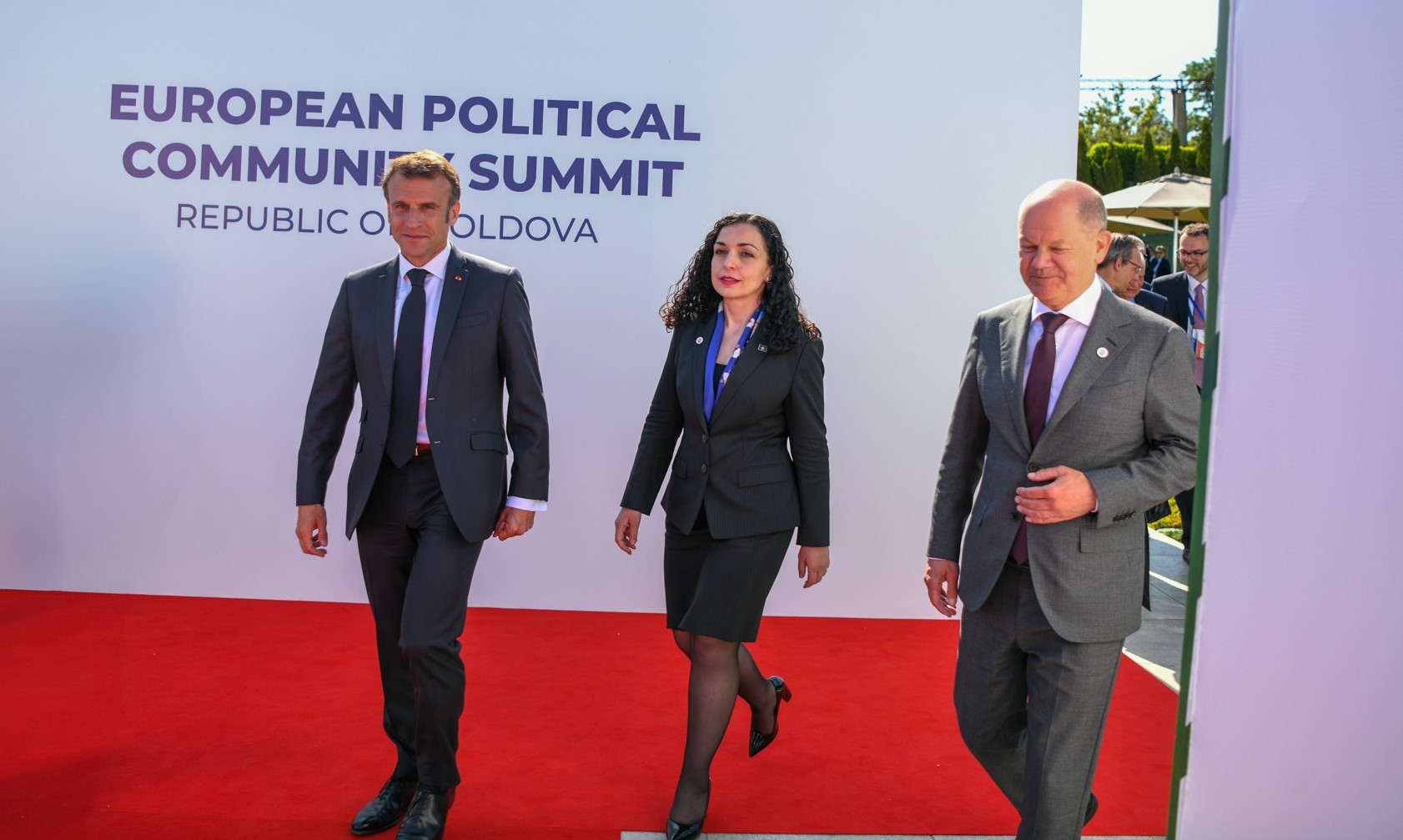 Presidentja Osmani takoi Presidentin Macron, Kancelarin Scholz dhe Josep Borrell