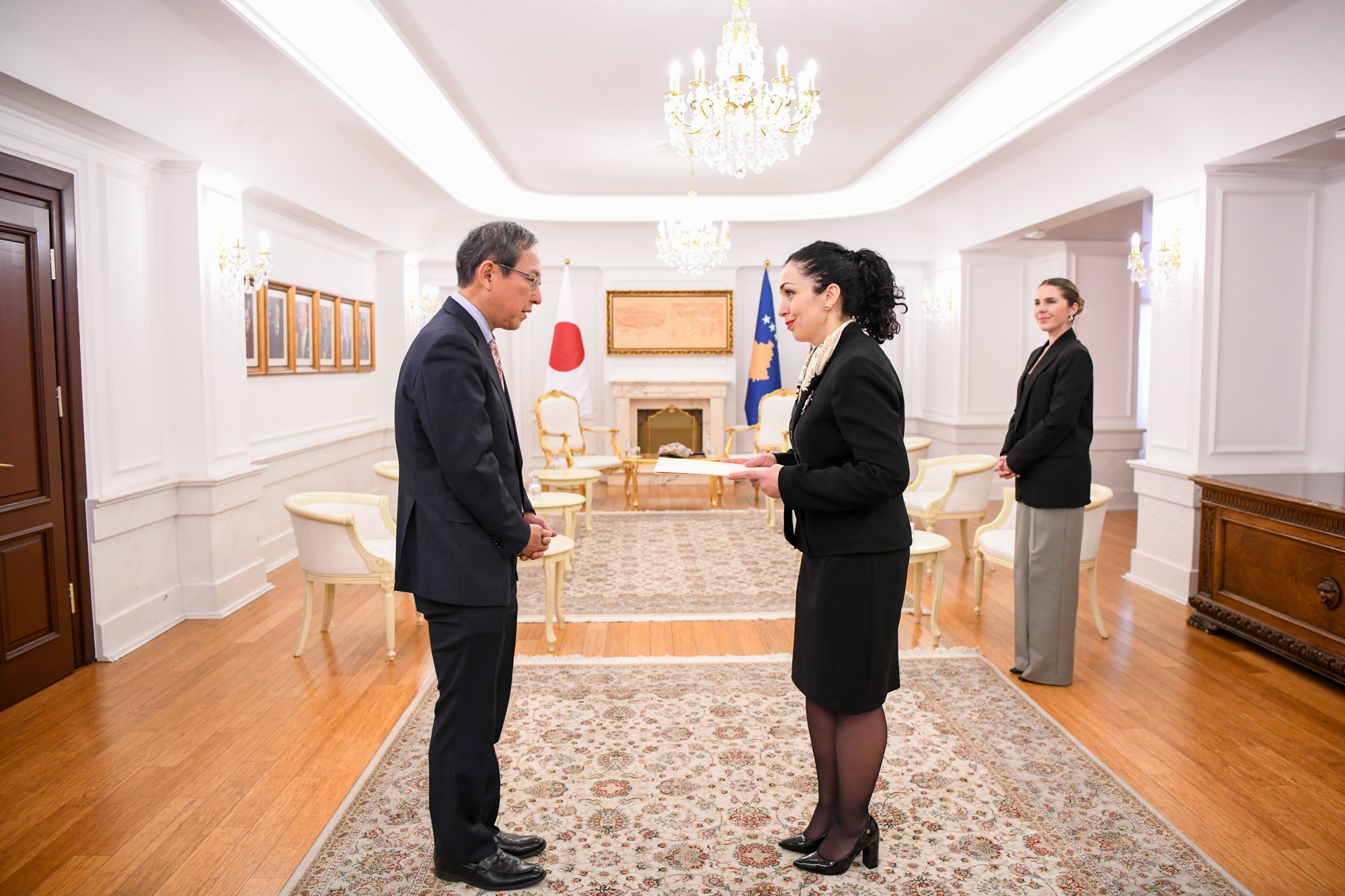Presidentja Osmani pranoi letrat kredenciale nga ambasadori japonez