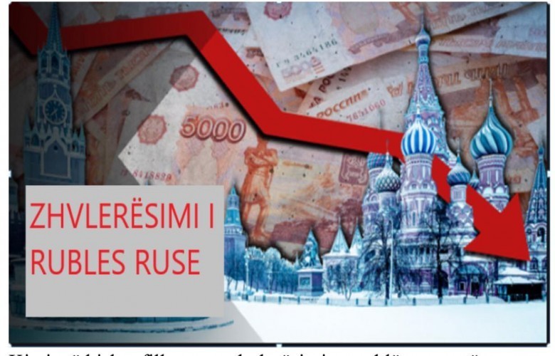 Zhvlerësimi i rublës thellon krizën financiare në Rusi
